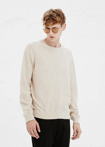 BEIGE NID D'ABEILLE SWEATER